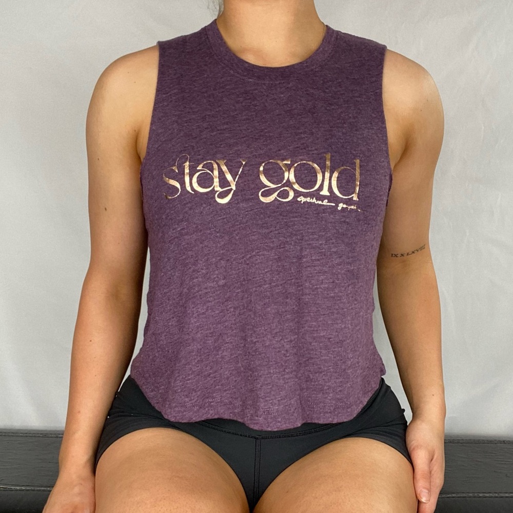 Purple Sleeveless Top